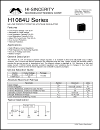 Click here to download H1084U Datasheet