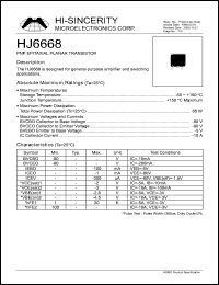 Click here to download HJ6668 Datasheet
