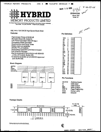 Click here to download HMS41256M25 Datasheet