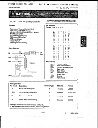 Click here to download MDM11000JX10 Datasheet