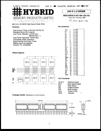 Click here to download MS8256RKXI85 Datasheet