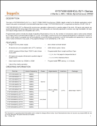 Click here to download HY57V281620HCLT-6I Datasheet