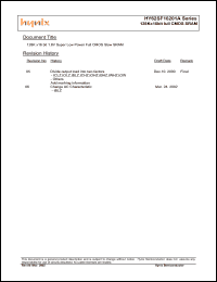 Click here to download HY62SF16201A Datasheet