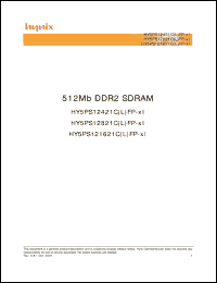 Click here to download HY5PS12821CFP-S5I Datasheet