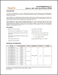 Click here to download HY57V28820HCLT-PI Datasheet