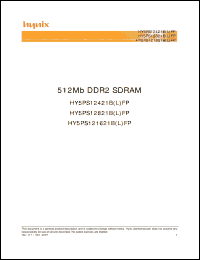 Click here to download HY5PS12421BLFP-E3 Datasheet