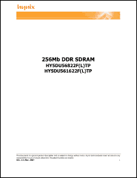 Click here to download HY5DU56822FLTP-L Datasheet