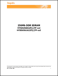 Click here to download HY5DU56822FTP-HI Datasheet