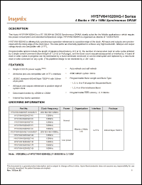 Click here to download HY57V641620HG-I Datasheet