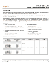 Click here to download HY57V561620BLT-6I Datasheet