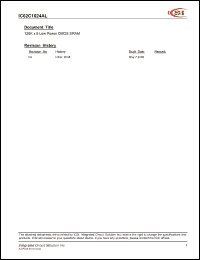 Click here to download IC62C1024AL-45QI Datasheet