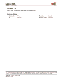 Click here to download IC62VV25616LL-55B Datasheet