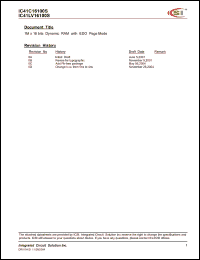 Click here to download IC41C16100S-45TIG Datasheet