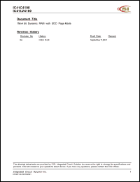 Click here to download IC41C4100-50TI Datasheet