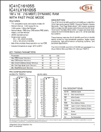 Click here to download IC41C16105S-50KI Datasheet