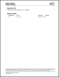 Click here to download IC62LV1024ALL-45HI Datasheet