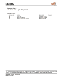 Click here to download IC42S32400L-8B Datasheet