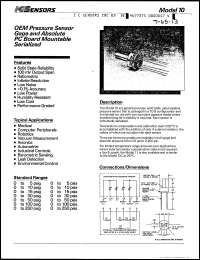 Click here to download 10B050A Datasheet