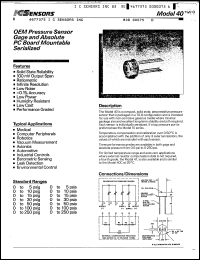 Click here to download 40A015A Datasheet