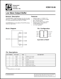 Click here to download ICS9112G-26-T Datasheet