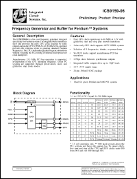 Click here to download ICS9159M-06 Datasheet