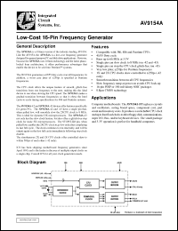 Click here to download AV9154A-04CS16 Datasheet