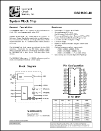 Click here to download AV9169CF-40 Datasheet