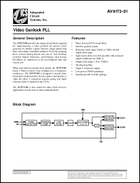 Click here to download AV9173-01CS08 Datasheet