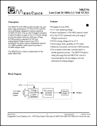 Click here to download MK3754ATR Datasheet