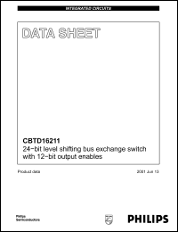 Click here to download CBTD16211DGG Datasheet