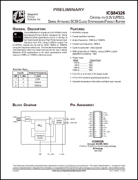 Click here to download ICS84326 Datasheet