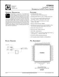 Click here to download ICS8524AYT Datasheet