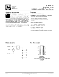 Click here to download ICS8525 Datasheet