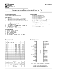 Click here to download ICS950902 Datasheet