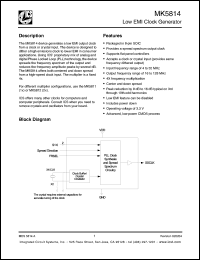 Click here to download MK5814STR Datasheet