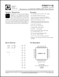 Click here to download ICS853111AY-02 Datasheet