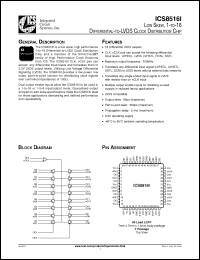 Click here to download ICS8516FYILF Datasheet