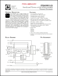 Click here to download ICS843001AGI-23LF Datasheet