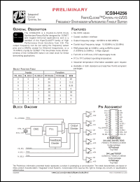 Click here to download ICS844256 Datasheet