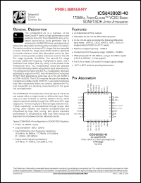 Click here to download ICS843002AKI-40T Datasheet