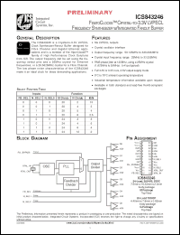 Click here to download ICS843246AG Datasheet