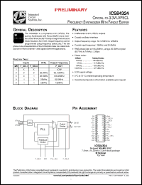 Click here to download ICS84324EMT Datasheet