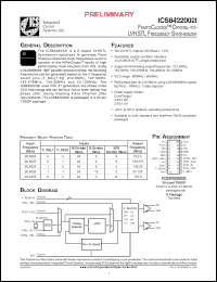 Click here to download ICS8422002AGI Datasheet