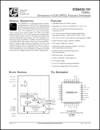 Click here to download ICS8432DY-101LFT Datasheet