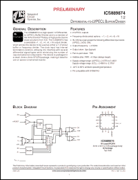 Click here to download ICS889874 Datasheet