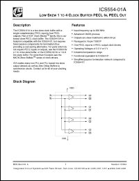 Click here to download ICS554GI-01A Datasheet