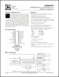 Click here to download ICS843404AGLF Datasheet