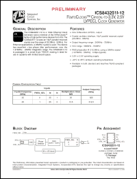 Click here to download ICS843251BGI-12LF Datasheet