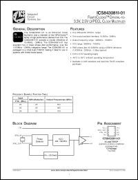 Click here to download ICS843081AGI-01T Datasheet