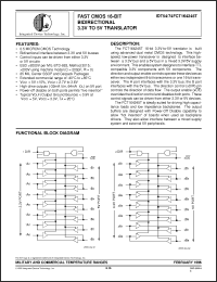 Click here to download IDT54FCT164245TPV Datasheet